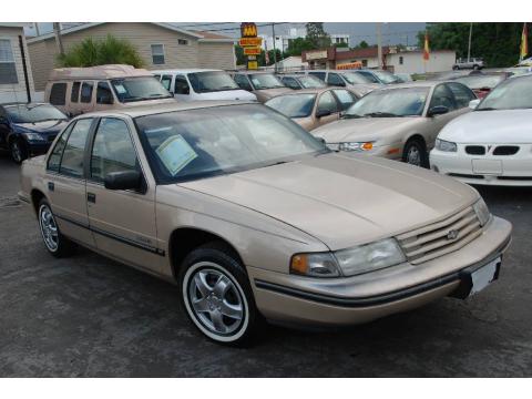 Light Driftwood Metallic Chevrolet Lumina Sedan.  Click to enlarge.