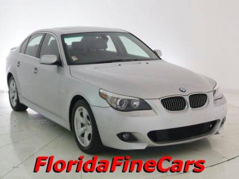 Titanium Silver Metallic BMW 5 Series 525i Sedan.  Click to enlarge.