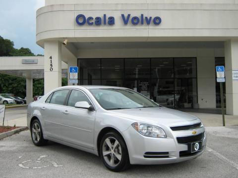 Silver Ice Metallic Chevrolet Malibu LT Sedan.  Click to enlarge.