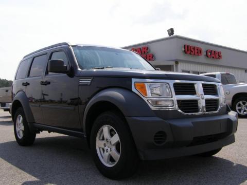 Black Dodge Nitro SXT 4x4.  Click to enlarge.