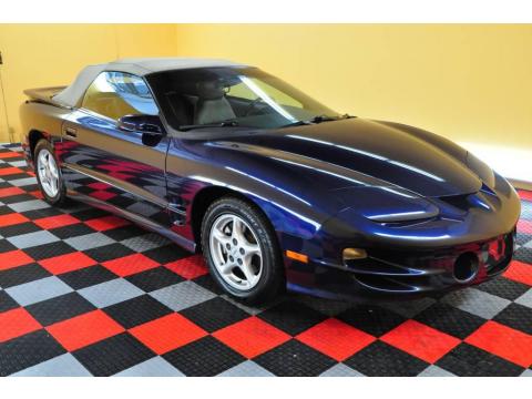 Navy Blue Metallic Pontiac Firebird Trans Am Convertible.  Click to enlarge.