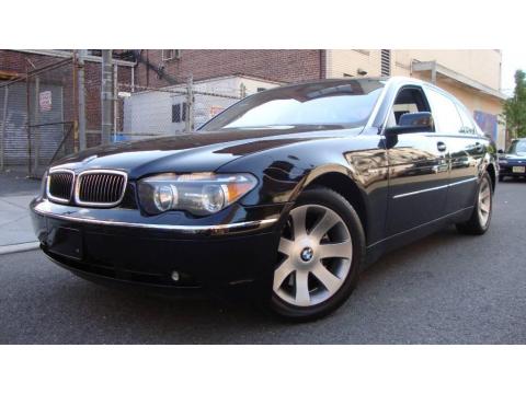 Jet Black BMW 7 Series 745Li Sedan.  Click to enlarge.