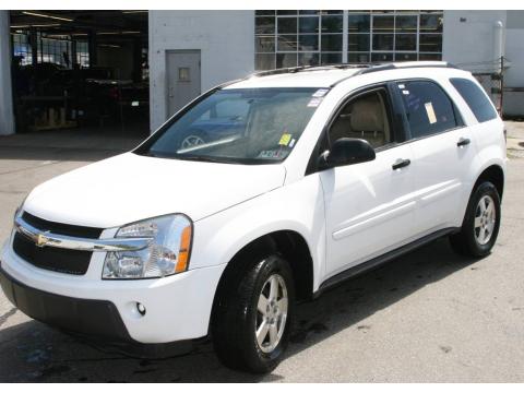 Summit White Chevrolet Equinox LS AWD.  Click to enlarge.
