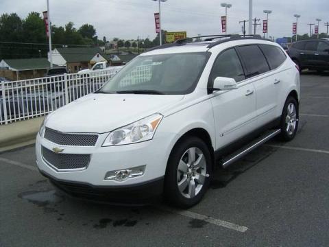 Summit White Chevrolet Traverse LTZ.  Click to enlarge.