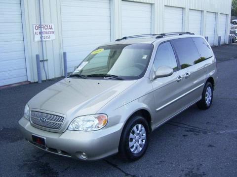Silky Beige Metallic Kia Sedona LX. Click to enlarge. Silky Beige Metallic Kia Sedona LX. Click to enlarge.