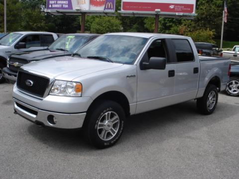 Silver Metallic Ford F150 XLT SuperCrew 4x4.  Click to enlarge.
