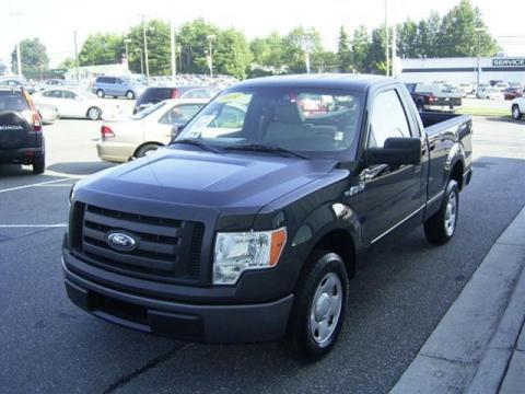Black Ford F150 XL Regular Cab.  Click to enlarge.
