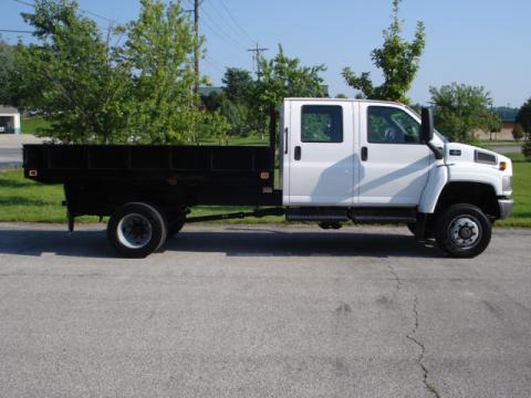 Summit White Chevrolet C Series Kodiak C4500 Crew Cab Chassis.  Click to enlarge.