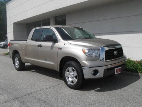 Desert Sand Mica Toyota Tundra SR5 TRD Double Cab 4x4.  Click to enlarge.
