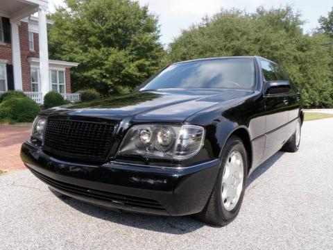 Black Mercedes-Benz S Class 600 SEL.  Click to enlarge.