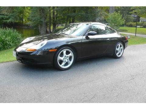 Black Metallic Porsche 911 Carrera Coupe.  Click to enlarge.