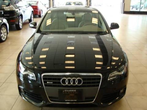 Brilliant Black Audi A4 2.0T Premium quattro Sedan.  Click to enlarge.