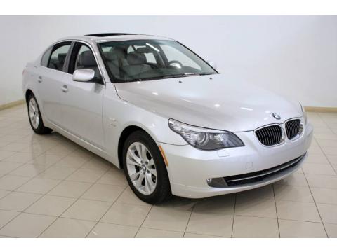 Titanium Silver Metallic BMW 5 Series 535xi Sedan.  Click to enlarge.