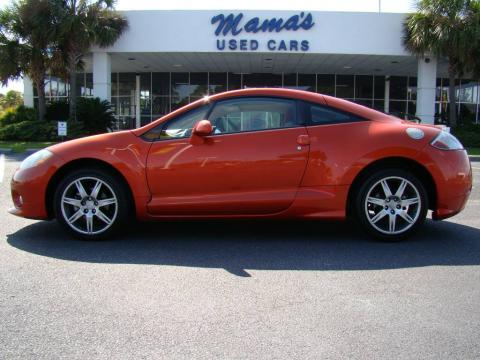 Sunset Orange Pearlescent Mitsubishi Eclipse GT Coupe.  Click to enlarge.