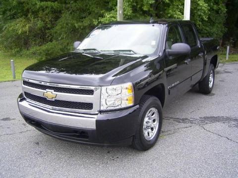 Black Chevrolet Silverado 1500 LS Crew Cab 4x4. Click to enlarge. Black Chevrolet Silverado 1500 LS Crew Cab 4x4. Click to enlarge.