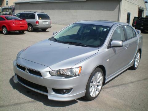 Apex Silver Metallic Mitsubishi Lancer GTS.  Click to enlarge.