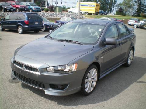 Graphite Gray Pearl Mitsubishi Lancer GTS.  Click to enlarge.