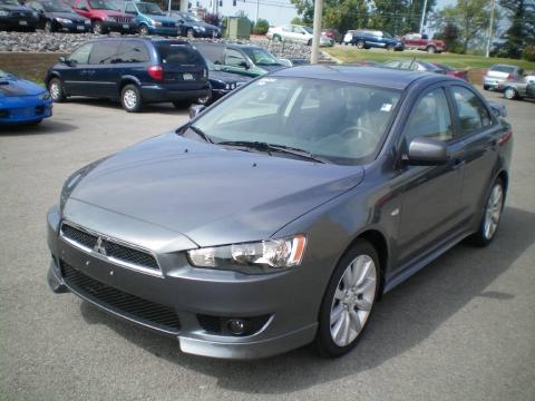 Graphite Gray Pearl Mitsubishi Lancer GTS.  Click to enlarge.