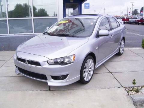 Apex Silver Metallic Mitsubishi Lancer GTS.  Click to enlarge.