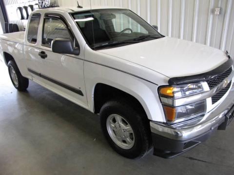 Summit White Chevrolet Colorado Work Truck Extended Cab.  Click to enlarge.