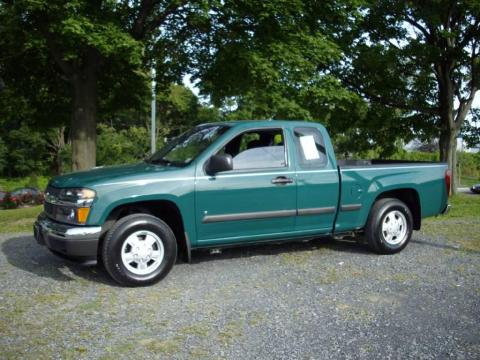 Woodland Green Chevrolet Colorado LT Extended Cab.  Click to enlarge.