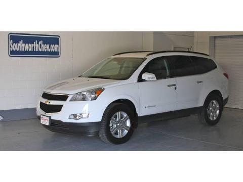 Summit White Chevrolet Traverse LT.  Click to enlarge.