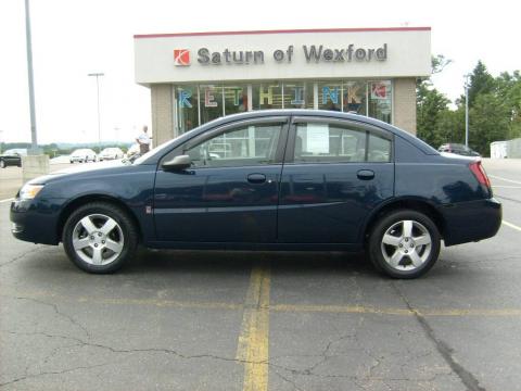 Deep Blue Saturn ION 3 Sedan.  Click to enlarge.