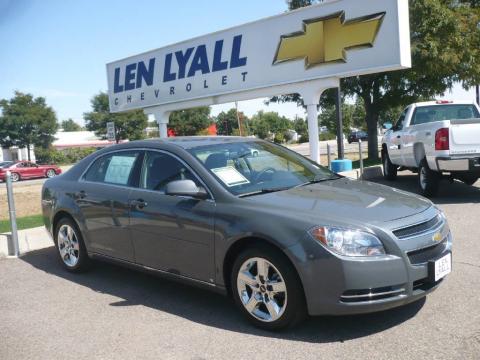 Dark Gray Metallic Chevrolet Malibu LT Sedan.  Click to enlarge.