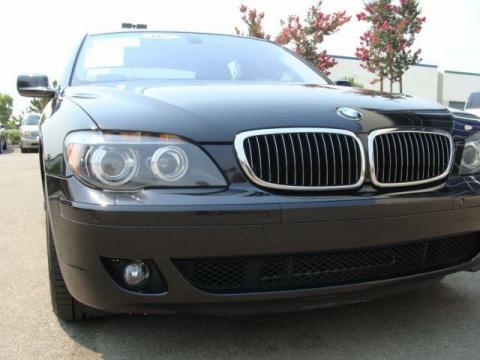 Black Sapphire Metallic BMW 7 Series 750Li Sedan.  Click to enlarge.