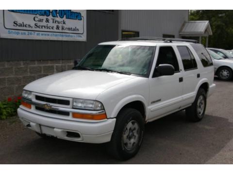 Summit White Chevrolet Blazer LS 4x4.  Click to enlarge.