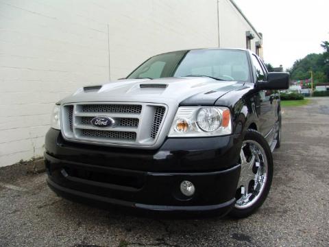 Black Ford F150 LA West BOSS 5.4 SuperCab.  Click to enlarge.