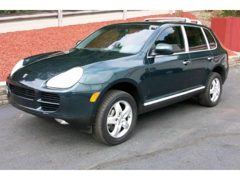 Dark Teal Metallic Porsche Cayenne S.  Click to enlarge.