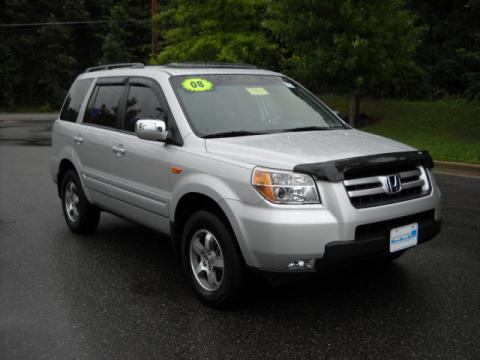 Billet Silver Metallic Honda Pilot EX-L 4WD.  Click to enlarge.