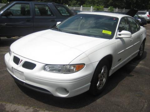 Bright White Pontiac Grand Prix GTP Sedan.  Click to enlarge.