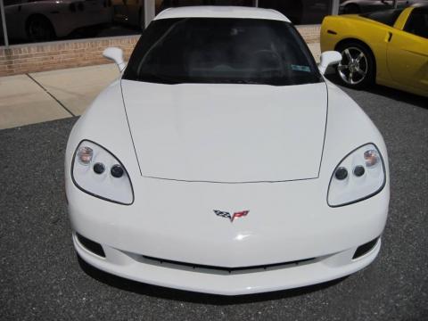 Arctic White Chevrolet Corvette Coupe.  Click to enlarge.