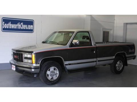 Silver Metallic GMC Sierra 1500 SLE Regular Cab 4x4.  Click to enlarge.