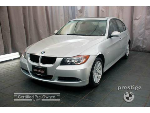 Titanium Silver Metallic BMW 3 Series 328xi Sedan.  Click to enlarge.