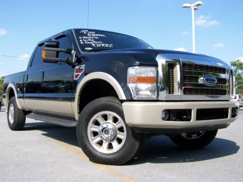 Black Ford F250 Super Duty King Ranch Crew Cab 4x4.  Click to enlarge.
