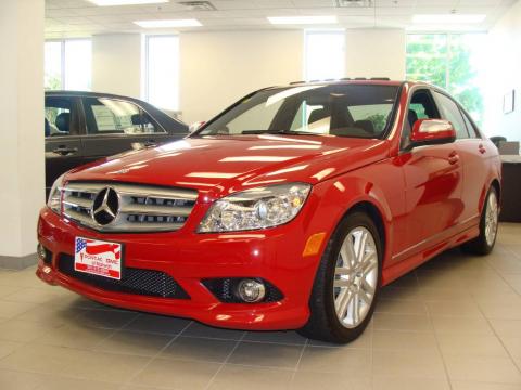 Mars Red Mercedes-Benz C 300 4Matic Sport.  Click to enlarge.