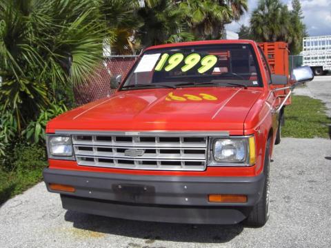 1983 Chevy Truck. Bright Red 1983 Chevrolet S10