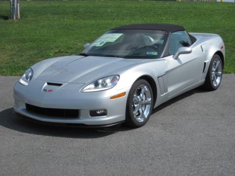 Blade Silver Metallic Chevrolet Corvette Grand Sport Convertible.  Click to enlarge.