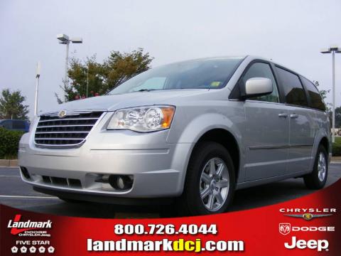Bright Silver Metallic Chrysler Town & Country Touring.  Click to enlarge.
