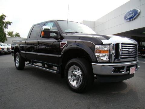 Black Ford F250 Super Duty Lariat Crew Cab 4x4.  Click to enlarge.