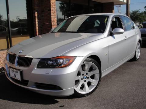 Titanium Silver Metallic BMW 3 Series 330i Sedan.  Click to enlarge.