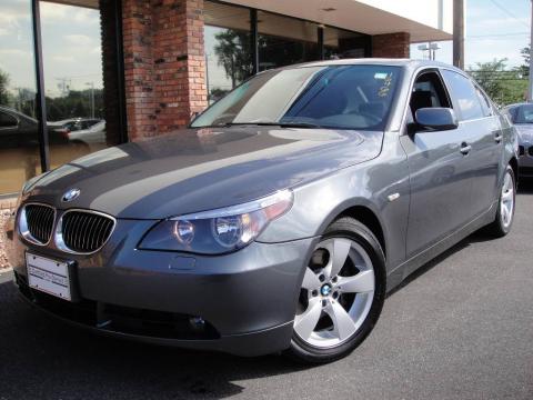 Titanium Grey Metallic BMW 5 Series 525i Sedan.  Click to enlarge.
