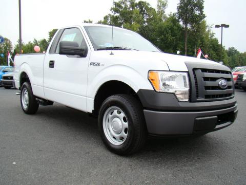Oxford White Ford F150 XL Regular Cab.  Click to enlarge.