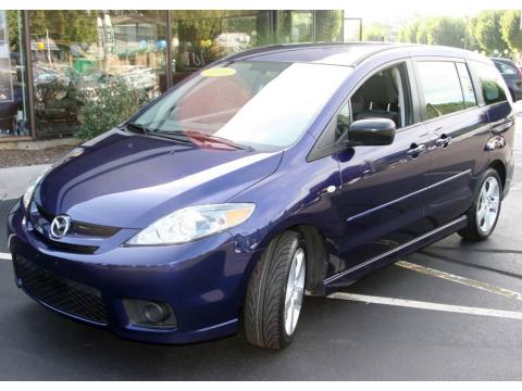Strato Blue Mica Mazda MAZDA5 Sport.  Click to enlarge.