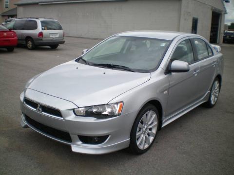 Apex Silver Metallic Mitsubishi Lancer GTS.  Click to enlarge.