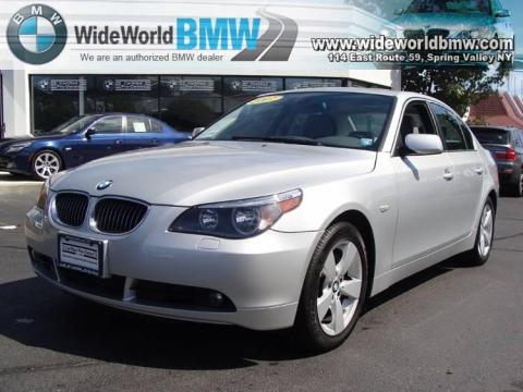 Titanium Silver Metallic BMW 5 Series 525xi Sedan.  Click to enlarge.