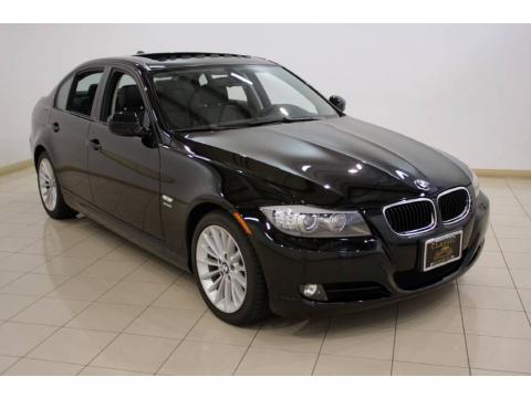 Jet Black BMW 3 Series 328xi Sedan.  Click to enlarge.